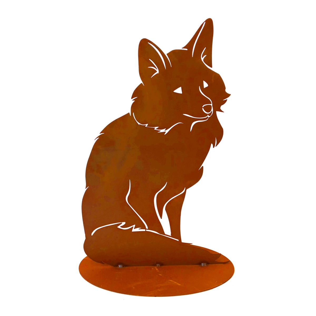 Rostfigur Fuchs Alex H 58cm Rost Design, Dekofigur für den Garten