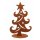 Rostfigur Weihnachtsbaum auf Platte H: 40cm - Deko Weihnachten, Tannenbaum, Gartendeko im Rost Design