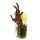 Dekofigur Hase zum Einhängen im Rost Design H: 21cm - Gartendeko Ostern, Osterhase für den Garten, Frühlingsdeko, Rostfigur
