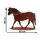 Rostfigur Pferd H: 50cm auf Standplatte - Rost Design, Dekofigur für den Garten, Gartendeko, Metalldeko, Terrassendeko