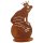 Rostfigur Froschkönig mit Kugel H: 35cm - Frosch im Rost Design, Dekofigur für den Garten, Gartendeko, Metalldeko