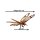 Rostfigur Libelle B: 30 cm, Gartendeko, Metallfigur Libelle im Rost Design, Edelrost Deko Gartenteich, Teich Deko