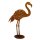 Rostfigur Flamingo H: 77 cm - Vogel im Rost Design, Dekofigur für den Garten, Gartendeko, Metalldeko