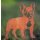 Gartenstecker Hund Bulldogge 52cm im Rost Design - Rostfigur für den Garten, Gartendeko, Metalldeko