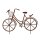 Dekofigur Gartenstecker Fahrrad 30x19 cm im Rost Design - Rostfigur für den Garten, Gartendeko, Metalldeko
