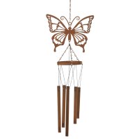 Windspiel Schmetterling mit Klangspiel 73 cm zum...