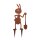 Beetstecker Ameise mit Spaten 25x10 cm im Rost Design - Gartenstecker Insekten, Blumenstecker, Rostfigur, Gartendeko Rost