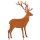 Grosse Rostfigur Gartenstecker Hirsch H:84 cm - Winterdeko, Jäger, Weihnachtsdeko, Rost Design, Dekofigur für den Garten, Gartendeko, Metalldeko